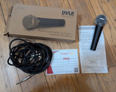 Pyle Handheld Microphone Dynamic Moving Coil Cardioid Unidirectional (PDMIC58)