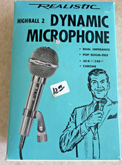 Vintage Realistic Highball 2 Dynamic Mirophone 33-985 NEW in Box