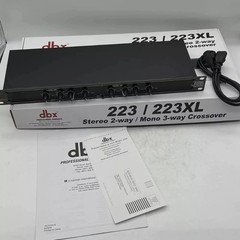 NEW DBX 223XL Stereo 2-Way/Mono 3-Way Crossover Rack Mountable