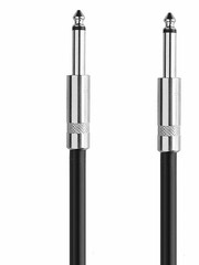 2 Pack 200ft 12AWG 1/4″ TS Speaker Cables Male to Male DJ PA Amp Patch Cord