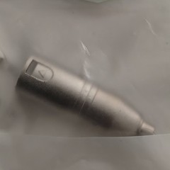 Colicoly Digital Audio Connector/End Adapter Silver