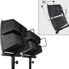PRORECK 4000W Line Array PA System 18″ Active Subwoofer DJ Speakers Combo Set