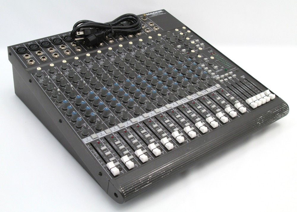 Mackie 1642-VLZ PRO 16-Channel Line Mixer Phantom Power XDR Preamp XLR TRS RCA