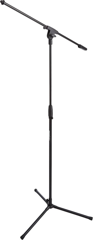 Sturdy Portable Microphone Boom Arm Stand Height Adjustable W/ Cable Management