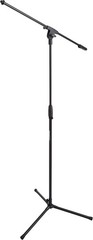 Sturdy Portable Microphone Boom Arm Stand Height Adjustable W/ Cable Management