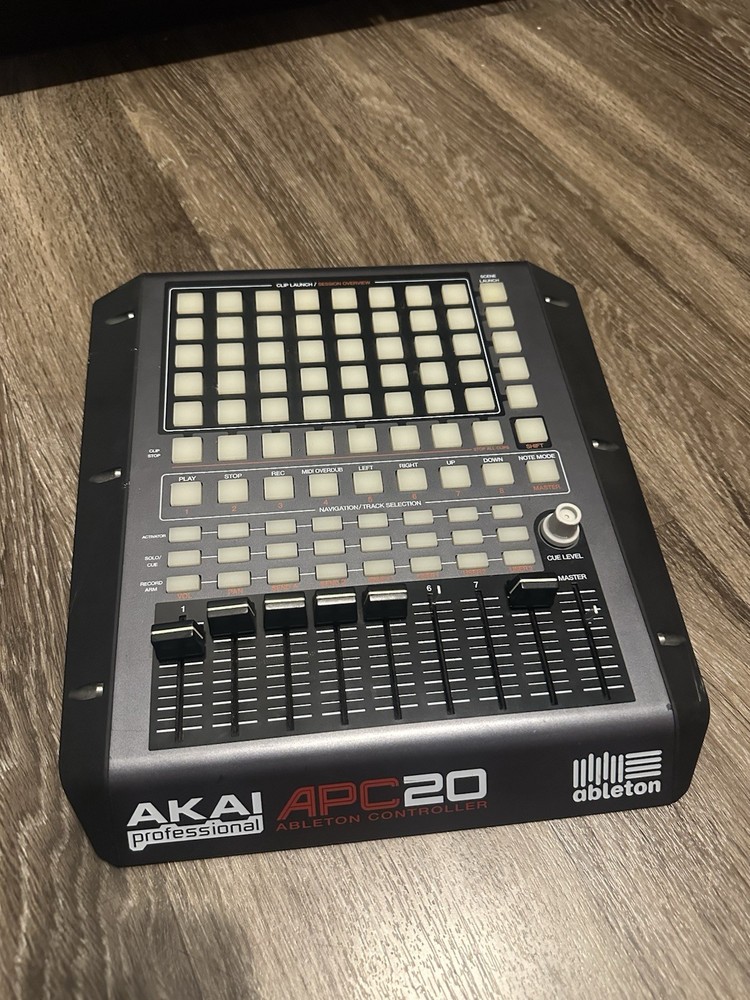 Akai Professional APC20 Ableton Live Midi Controller Black Silver Used Tested