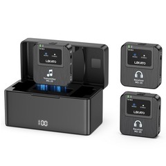 LEKATO Wireless in-Ear Monitor MS-20 Charging with Box 1Transmitter 2 Receivers