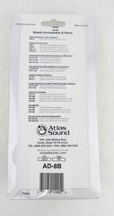 Atlas AD-8B 6in Tube 5/8in Male Chrome – New, Free Shipping