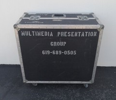 Black Anvil ATA Flight Road Case 38.5″x37.5″x19.75″ W/Casters Local PU LA (#9)