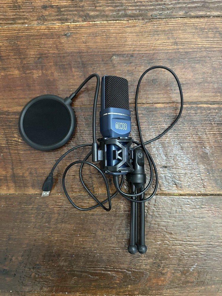 Tonor TC‑777 USB Condenser Microphone Audio Equipment Untested