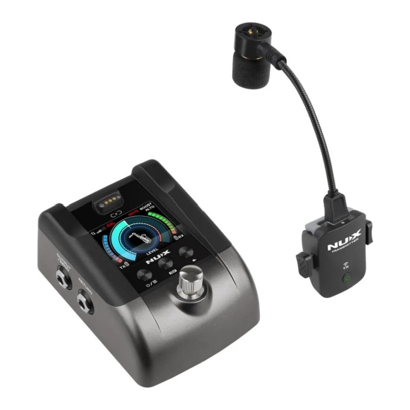 Wireless System for Wind Instruments – 165ft Range, 3.6ms Latency, EQ Presets