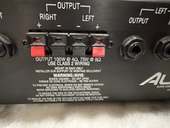 Alesis RA-100 Reference Amplifier 75 WPC @ 4 Ohms Stereo – Tested Working Video