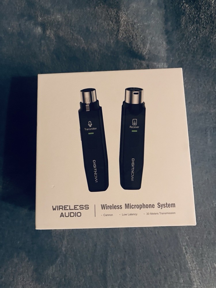 DigitNow Wireless Microphone System 2.4GHz Frequency for Digital Transmission
