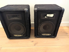 Crate PE10P Pair Passive PA Speakers 50W RMS 8 Ohm Black Wired 6.35mm