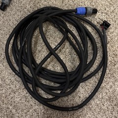 CUSTOM REDCO 12/2 CABLE 20 FT NEUTRK NL2FC LIECHTENSTEIN and DUAL BANANA PLUG