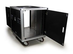 Whirlwind CC-PLD-16P Cyclone Pocket Door Power Distro Rack Road Case 16RUX24x30