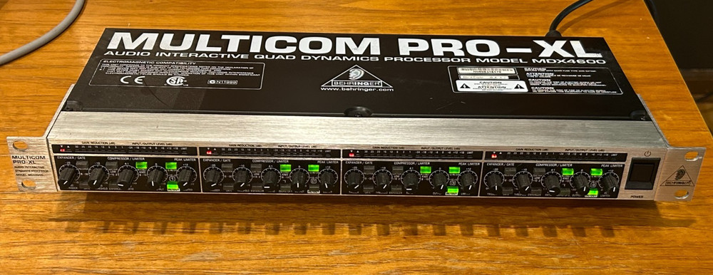 Behringer Composer PRO-XL MDX2600 2 Channel Compressor Limiter Gate