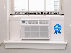 Surround Insulation Side Panels White for Window AC Unit Indoor Air Condition…