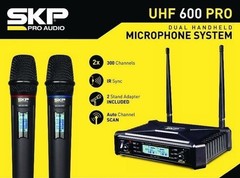 SKP Audio UHF-600 Pro Digital Wireless Vocal Dual Handheld Microphone System
