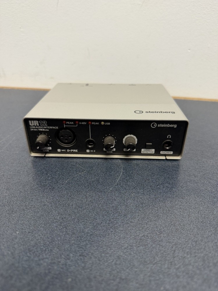 Steinberg UR12 USB Audio Interface 24-bit/192kHz w/ Mic Preamp