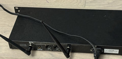 Shure U4D Dual Channel Wireless Receiver UHF 480 -600MHz w 2 Antennas & Manual
