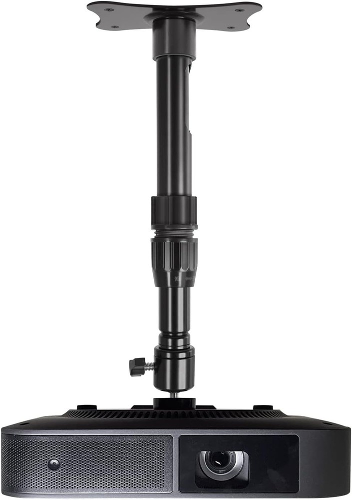 Mini Projector Ceiling Wall Mount Adjustable 10.6 inch – 16.5 inch, Black