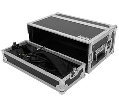 OSP 4 Space Effects Rack Case 10″ Deep w/ Storage in Lids – ATA Flight Road Case