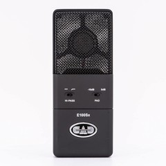 CAD Audio E100SX Large Diaphragm Supercardioid Condenser Microphone, Black