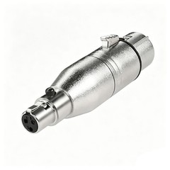 2Pcs 3 Pin XLR Female to Mini XLR Female Mic Adapter Audio