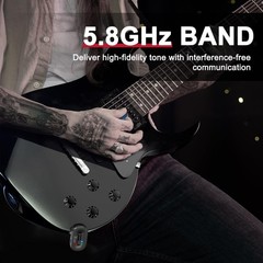Xvive A58 5.8GHz Wireless Guitar System with Transmitter and Receiver