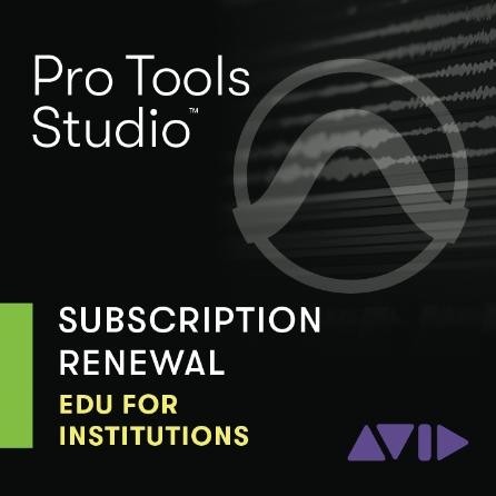 Pro Tools – Studio 1-Year Subscription RENEWAL – Academic Institution