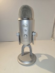 Blue Yeti USB Microphone Silver Recording Streaming Podcast Gaming ASMR [TESTED]
