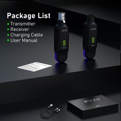JOYO 2.4GHz Wireless Microphone System 4 Channel Transmitter & Receiver Dynamic