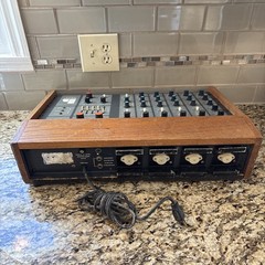 HOLMES MXP-6 Sound Board Mixing Console PA CONTROL CENTER -RARE- TURNS ON- READ!