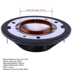 8 Ohm Speaker Diaphragm Replacement for RX14, PR10, PR12, PV112, PV215 & More