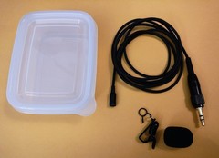 Sony ECM-77B Lavalier Microphone 3.5mm For Sony UWP UTX B40 UTX B03 EXC+