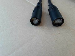 3 FT PRO CAT5e Tactical Shielded w/Neutrik Ethercon Digital Audio Cable RJ45