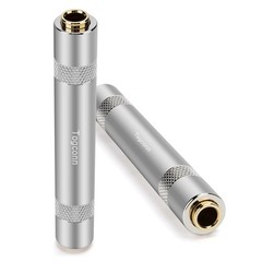 New 1/4 Inch TRS/TS Female To Female Gold-Plated Coupler 2 Pack 1/4″ TRS 6.35Mm