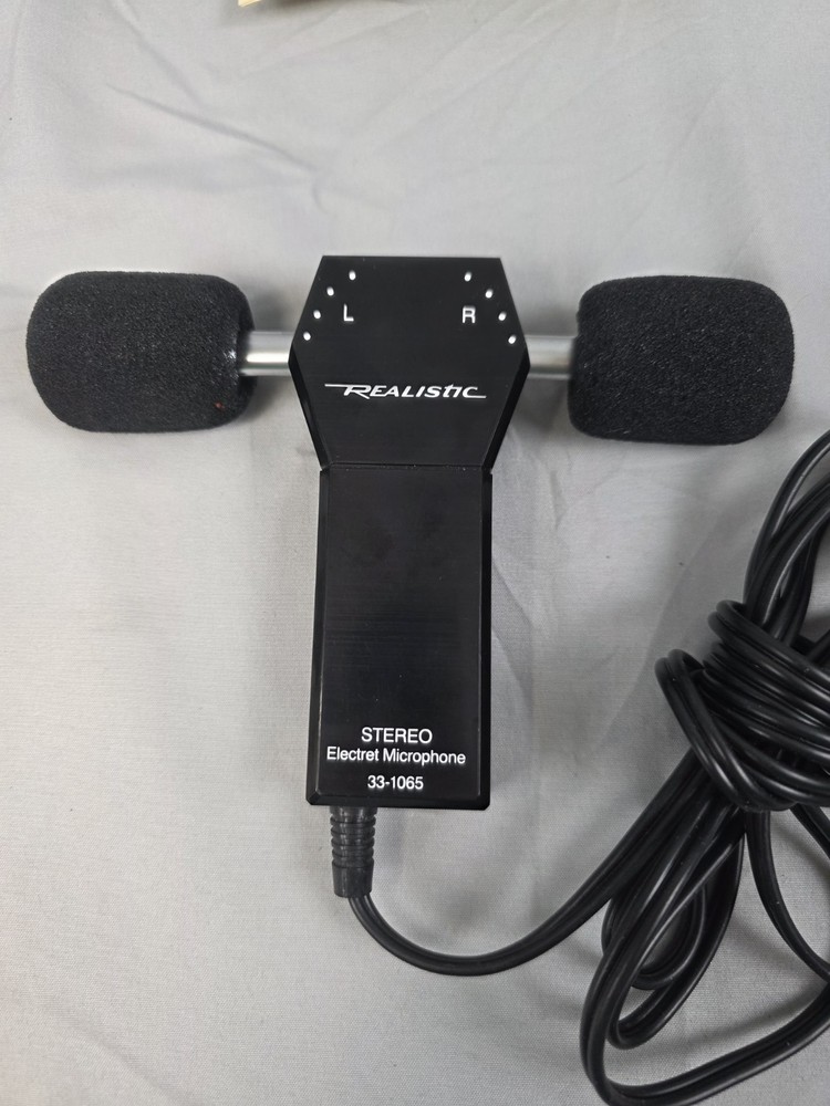 Realistic Stereo Electret Condenser Microphone 33-1065