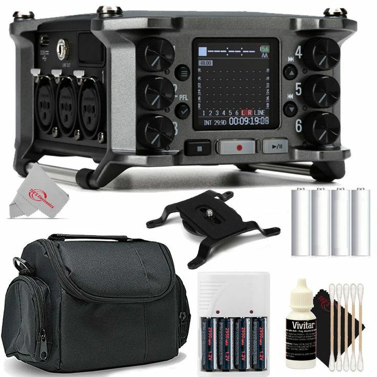 Zoom F6 6-Input / 14-Track Multi-Track Field Recorder + 64GB Accessory Kit
