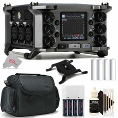 Zoom F6 6-Input / 14-Track Multi-Track Field Recorder + 64GB Accessory Kit