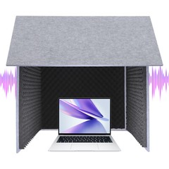 Portable Soundproof Booth for Desktop Recording – Lightweight & Easy to Use