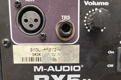 M-Audio BX5 D2 Powered Speaker Pair Monitor Speakers Tested Working READ