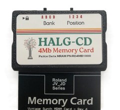 Roland/Akai Memory Data Card 16 x 256MRAM or 8 x 512MRAM -4MB for JD+JV Series –