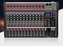 8/12/16 Channel USB Bluetooth Live Studio Audio Mixer Mixing Console Sound Pro