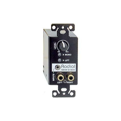 Radial Engineering Stage Bug SB-5W WallDI Wall-Mount Stereo DI Box Hardware SB5W