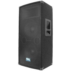 Seismic Audio Dual 10″ Passive PA Speaker Cabinet Titanium Horn SA-100TSingle