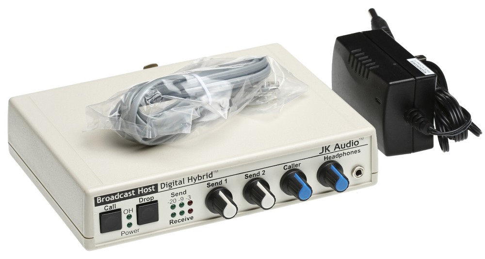 JK Audio Broadcast Host Audio Console Phone Line Interface Digital Hybrid IFB