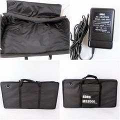 KORG MS2000 Analog Modeling Keyboard Synth w/ Soft Case Tested from japan