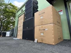 (4) Wharfedale Pro WLA-210A Line Array W/ (2)WLA-218BA 18″ Sub #6190 (THS)